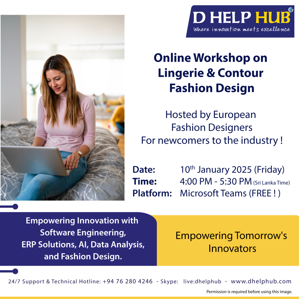 FREE Online Workshop on Lingerie & Contour Fashion Design